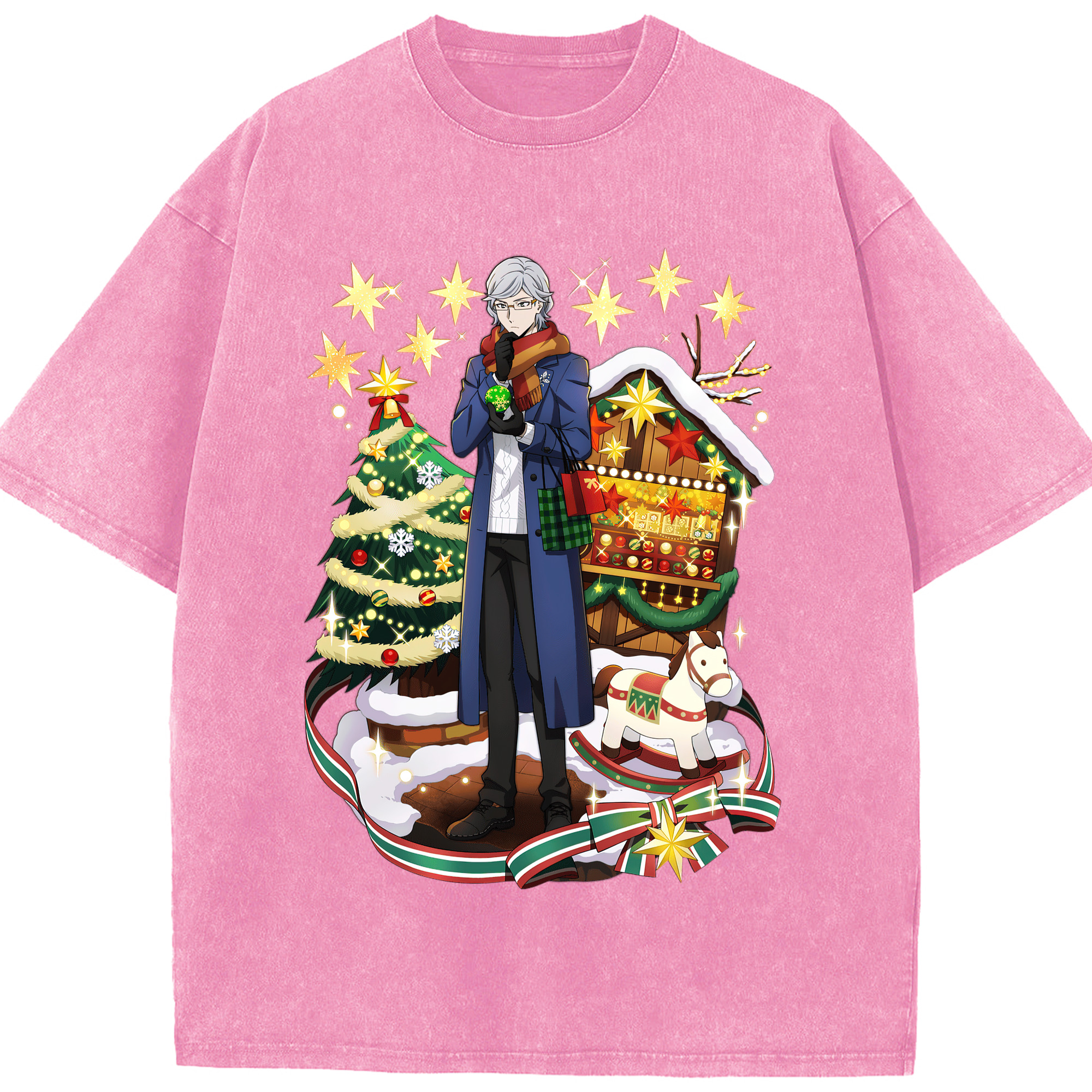 （画像用） 文豪ストレイドッグス Bungo Stray Dogs 綿100% ヴィンテージ風 半袖Tシャツ（フロントプリント）